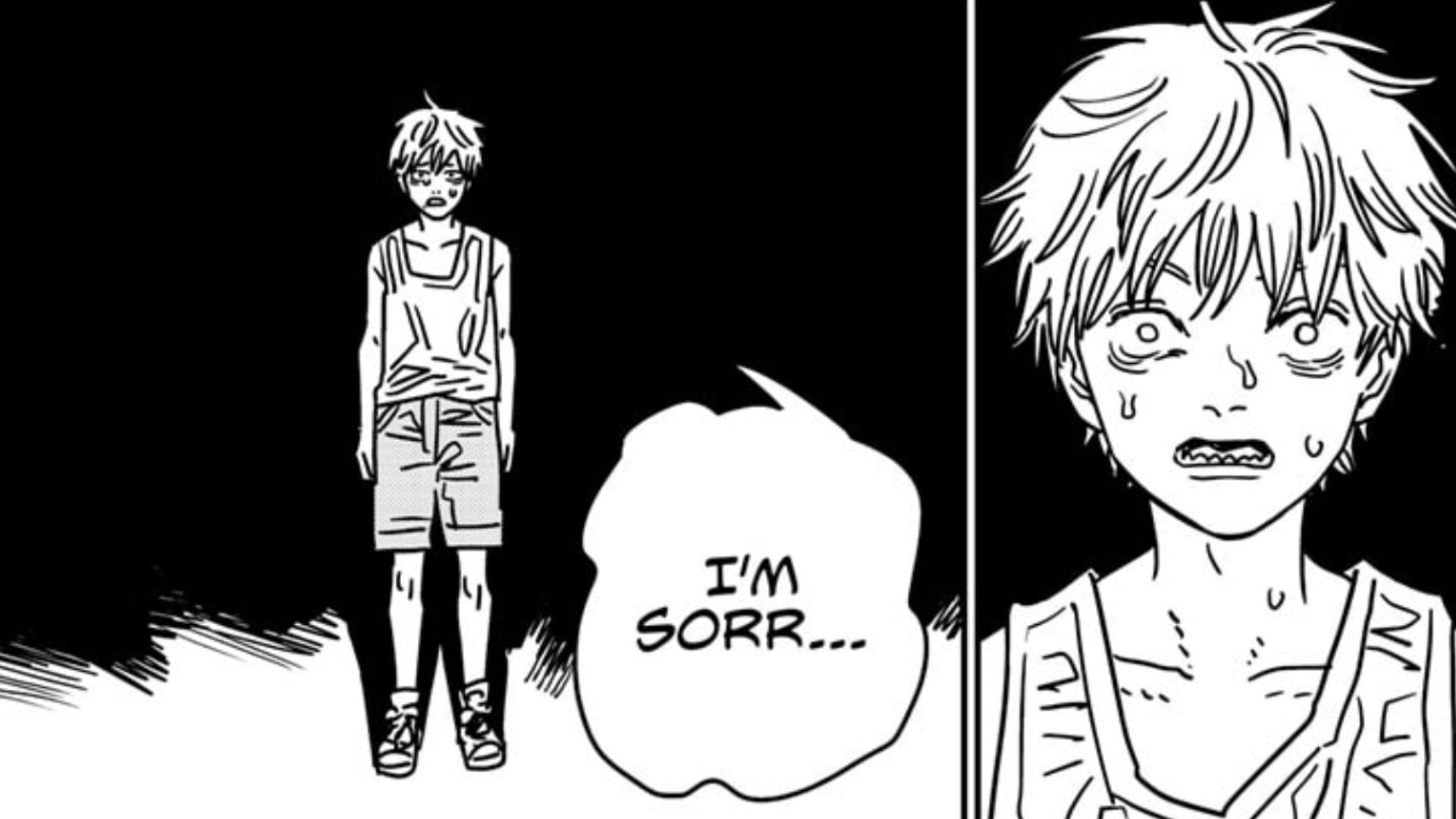 Denji as seen in Chainsaw Man chapter 206 (Image via Shueisha)